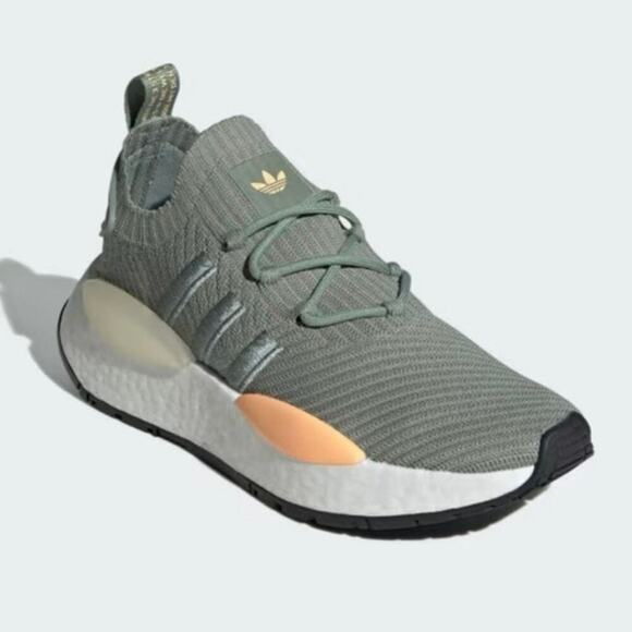 Adidas Originals NMD_R1 Silver Green Women's Running Sneaker IE9884 US8 - Picture 1 of 10